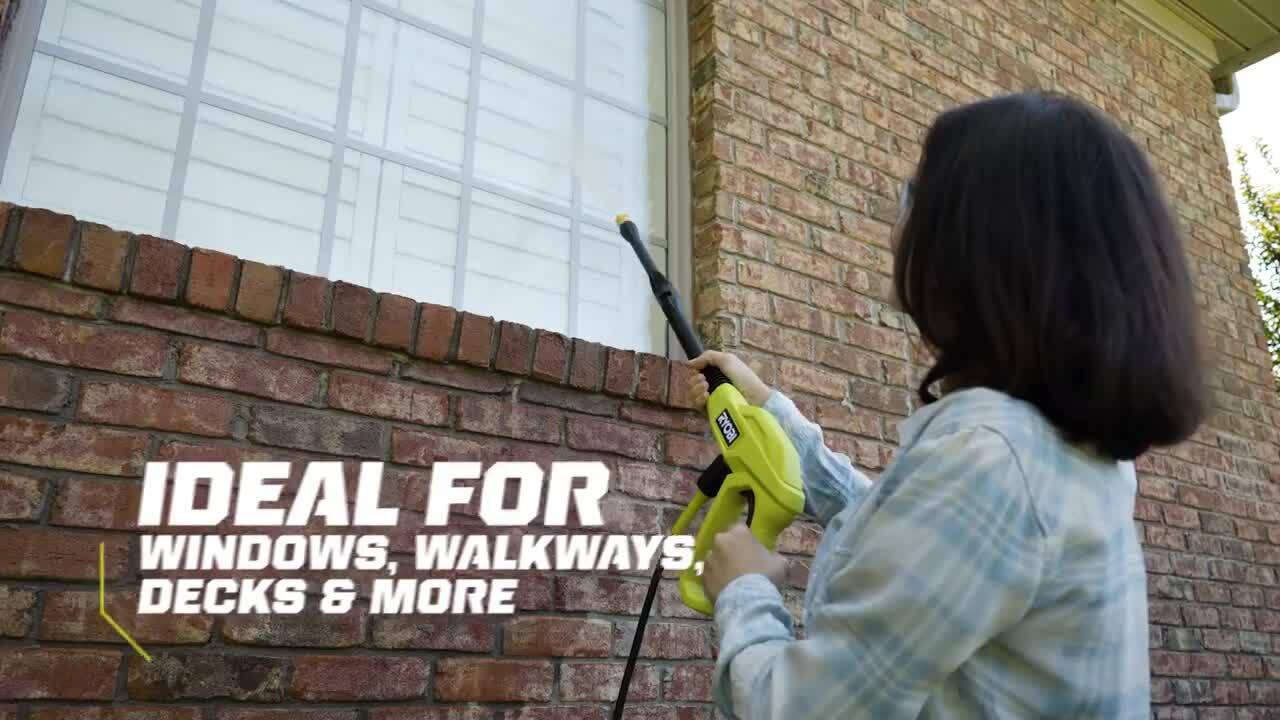 RYOBI 1800 PSI 1.2 GPM Cold Water Corded Electric Pressure Washer RY141803