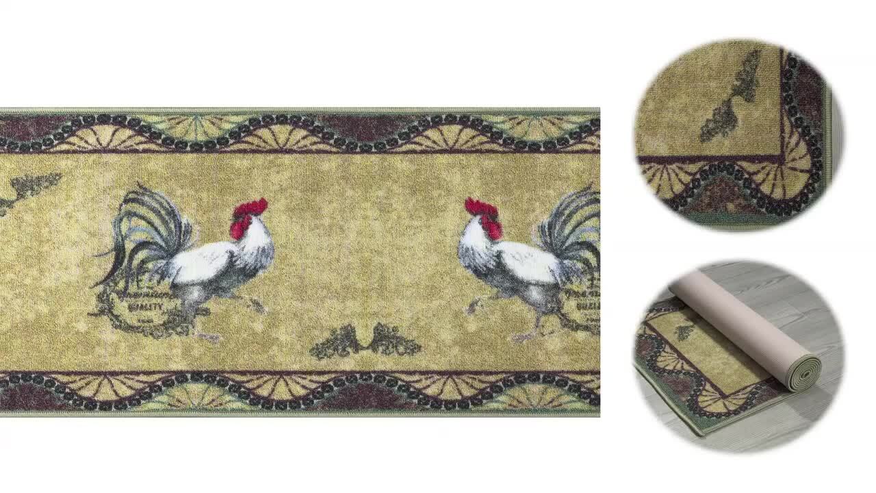 Roosters in the kitchen