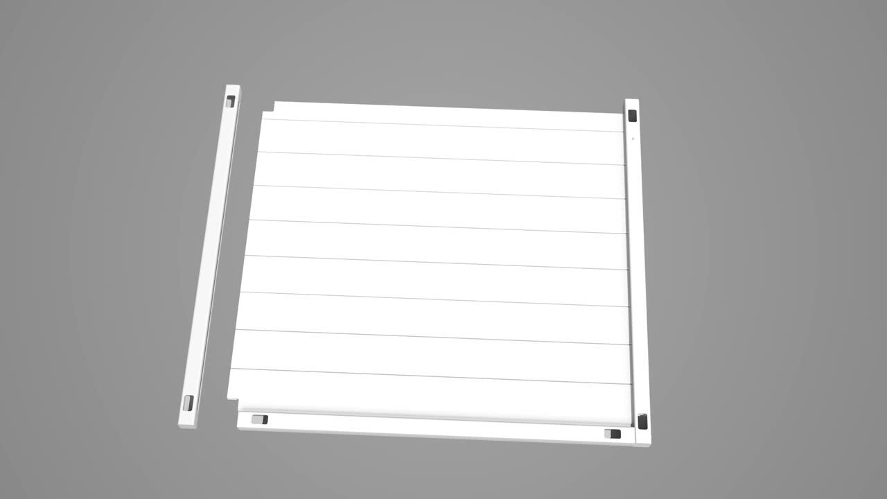 Enclo Privacy Screens 36 in. x 39 in. White Vinyl Liberty Lattice Solid Rooftop Accessory