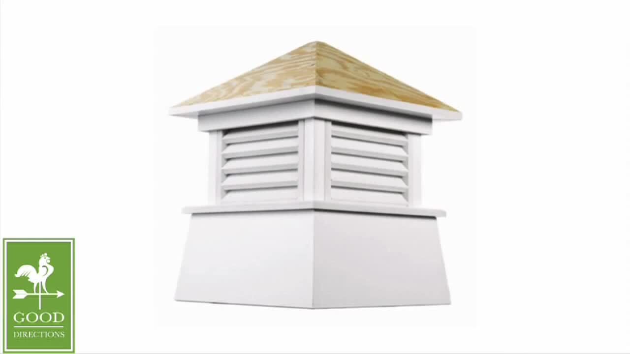 Good Directions Westport 48 in. x 48 in. x 79 in. Vinyl Cupola