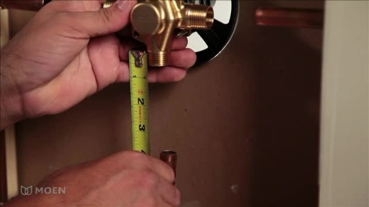 MOEN Brecklyn Single Handle 6-Spray Tub and Shower Faucet with  