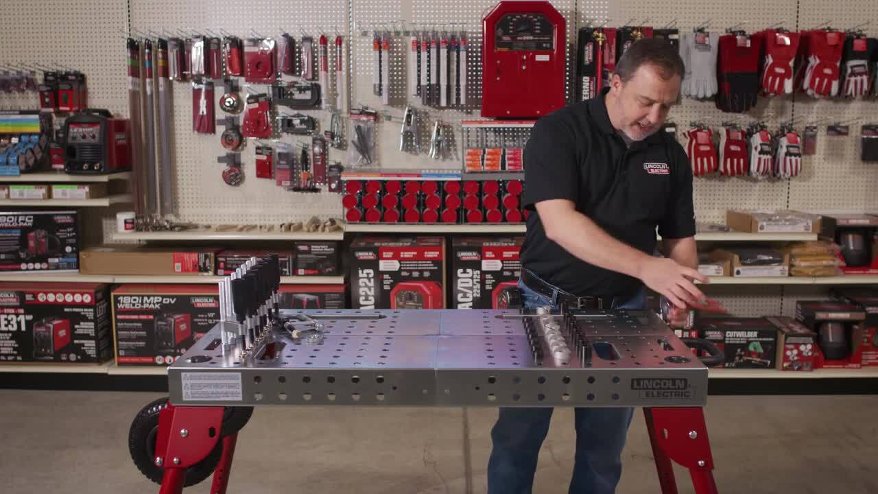 Lincoln Electric Wheel Kit Accessory for Portable Welding Table