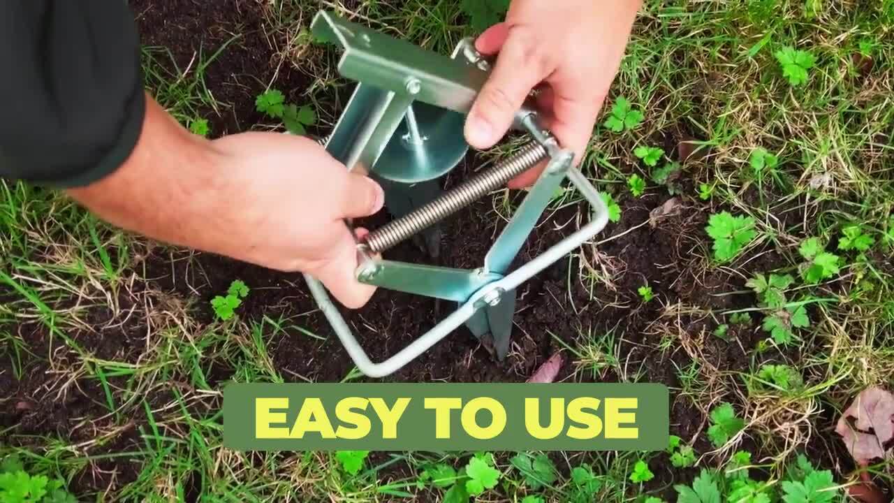 Aspectek Durable and Powerful Easy Setting Scissor-Jawed Mole Trap and  Eliminator HR1923 - The Home Depot