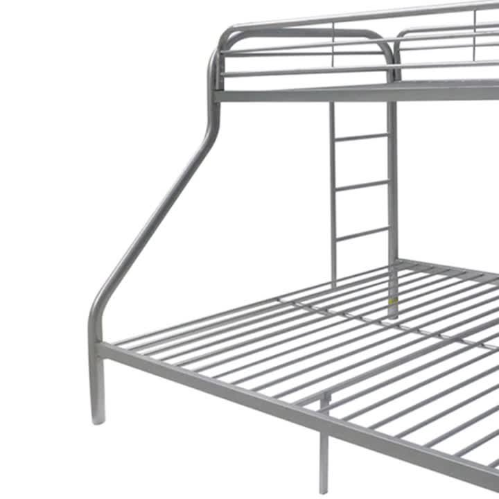 Acme Furniture Tritan Twin Over Full Metal Bunk Bed 02053SI - The