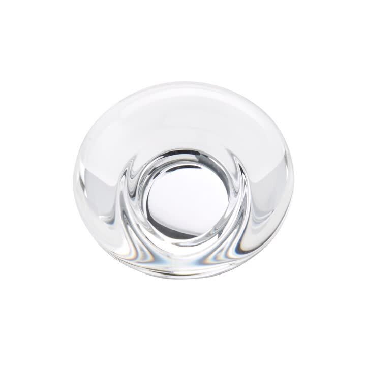Solitaire 1-3/16 in. (30 mm) Polished Chrome and Clear Faceted Acrylic Round Cabinet Knob Solitaire 1-3/16 in. (30 mm) Polished Chrome and Clear Faceted Acrylic Round Cabinet Knob
