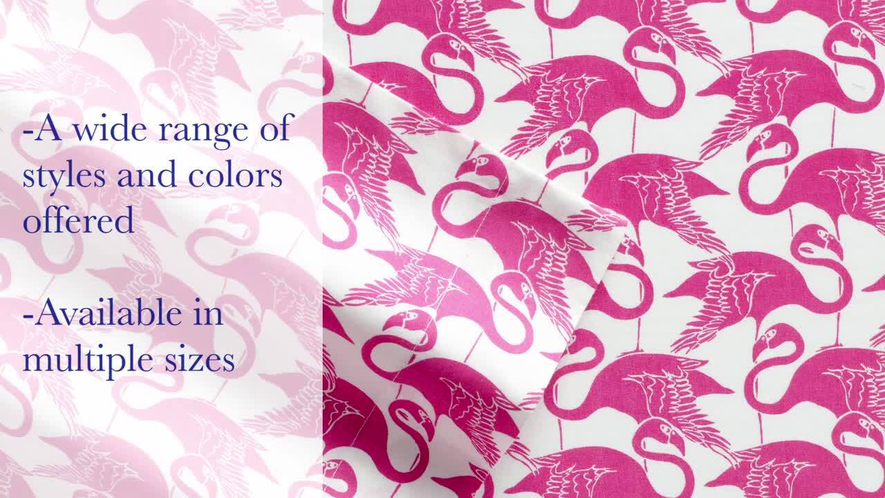 Cherry Print Fabric - Pink: 100% Cotton