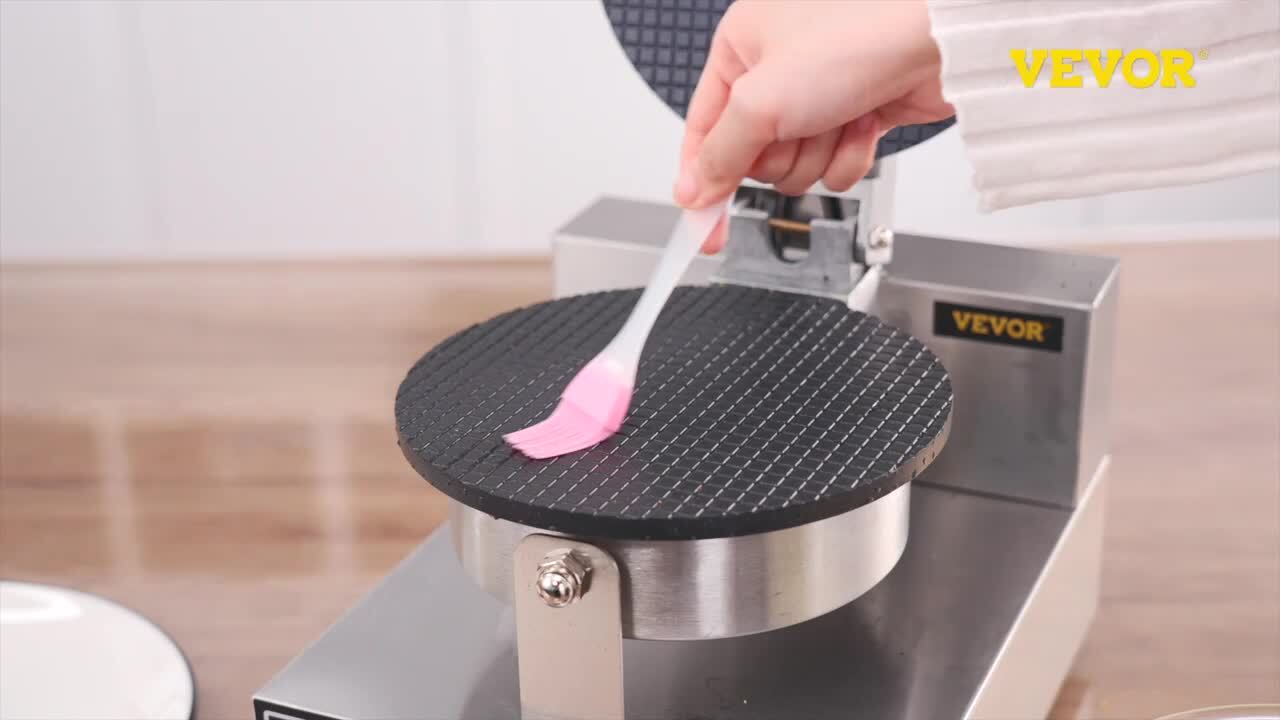 VEVOR Lot De 9 Machines à Crêpes Hollandaises Dorayaki De 76 Mm De Diamètre, 850 W, En Acier Inoxydable Antiadhésif, Contrôle De La Température Et Du Temps, Pour Maison, Cuisine, Restaurant, Snack-bar