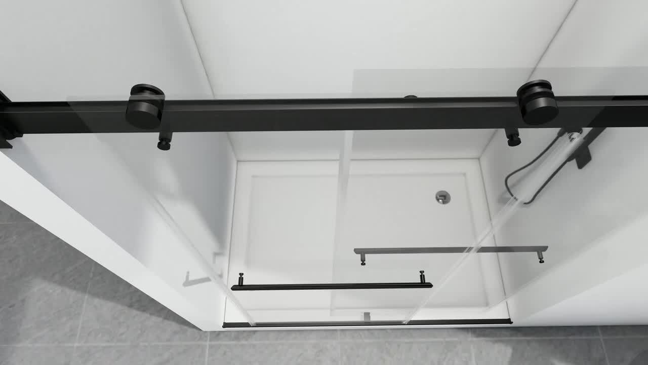 Altair Marcelo 60 in. W x 76 in. H Sliding Frameless Shower Altair Marcelo 60 in. W x 76 in. H Sliding Frameless Shower