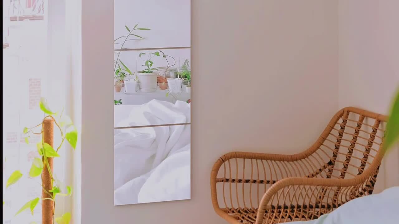 Adhesive Acrylic Mirror,set Of 3 Frameless Self Adhesive Square  Mirrors,acrylic Soft Mirror,full Length Mirror,wall Mirror,explosion Proof  And Flexibl