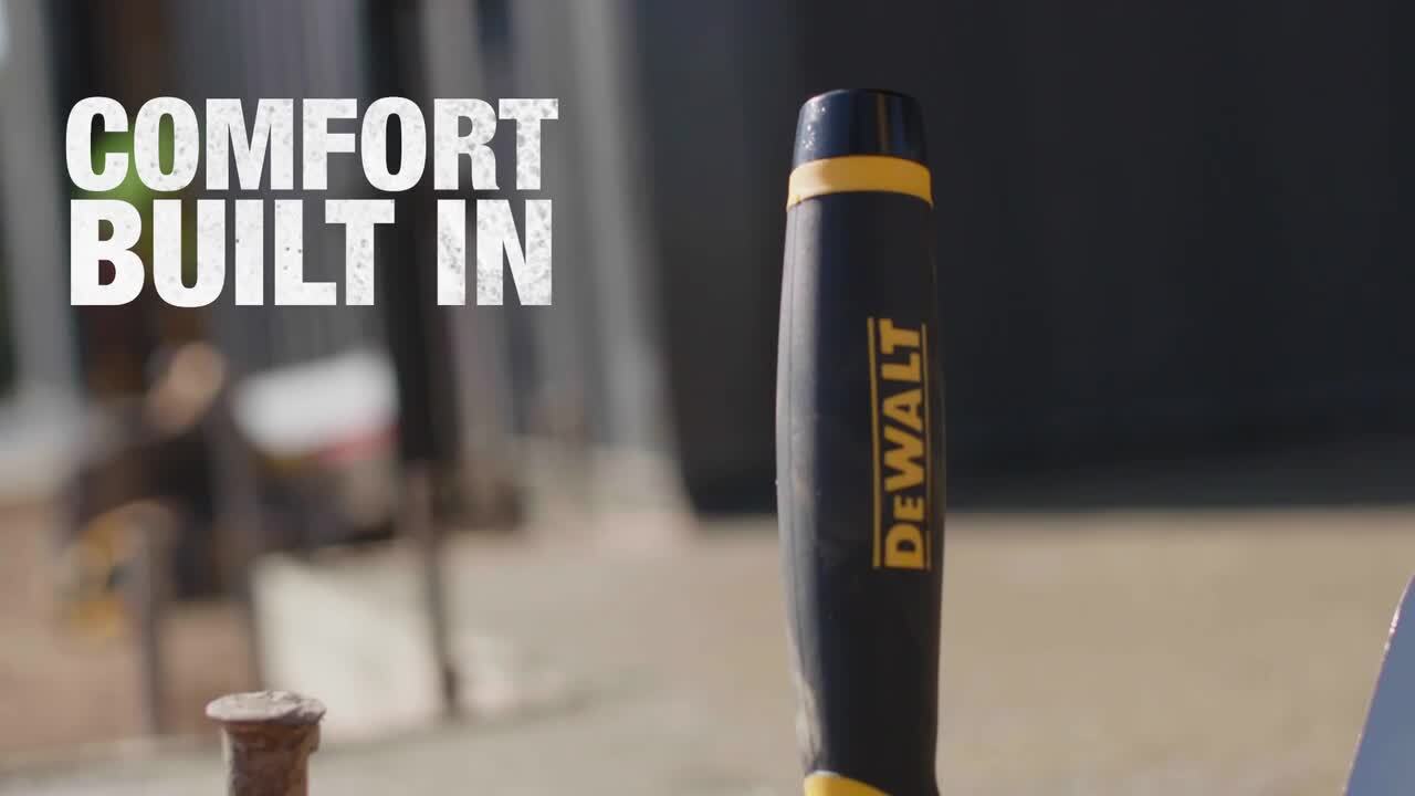DEWALT 10 in. x 4 5/8 in. Large London Brick Trowel DXTT-3-750