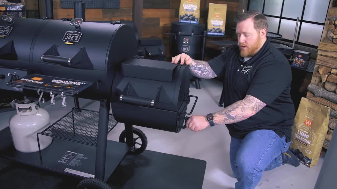 OKLAHOMA JOE'S Canyon Dual Fuel Smoker Grill (1031 sq. in.), Cover