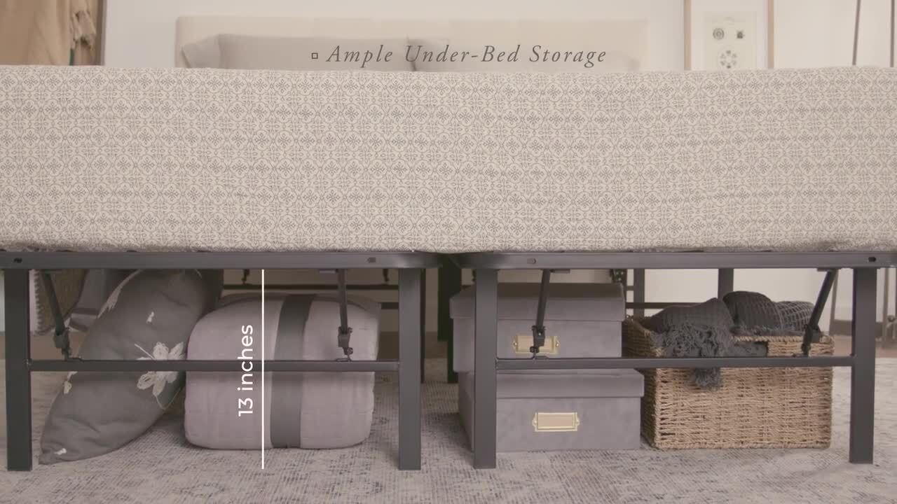 Foldable california store king bed frame