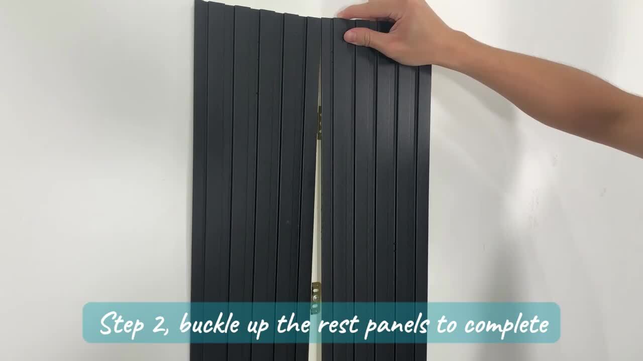 Art3dwallpanels White 0.83 in. x 6 in. x 8 ft. Slat Water Resistant Acoustic Diffuser Decorative Wall Paneling (32 sq. ft./Case) A30hd002