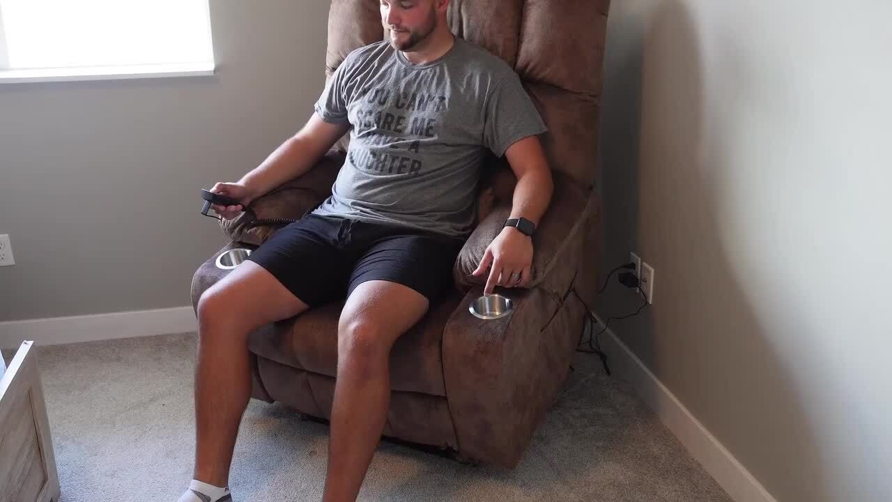 aisword Platinum Big and Tall Dual Motor Velvet Power Lift