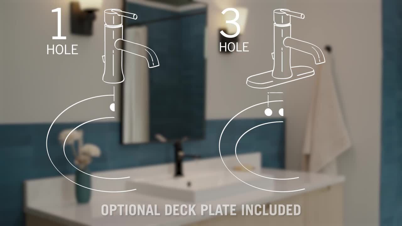 Delta Velum Single Handle Single Hole Bathroom Faucet with