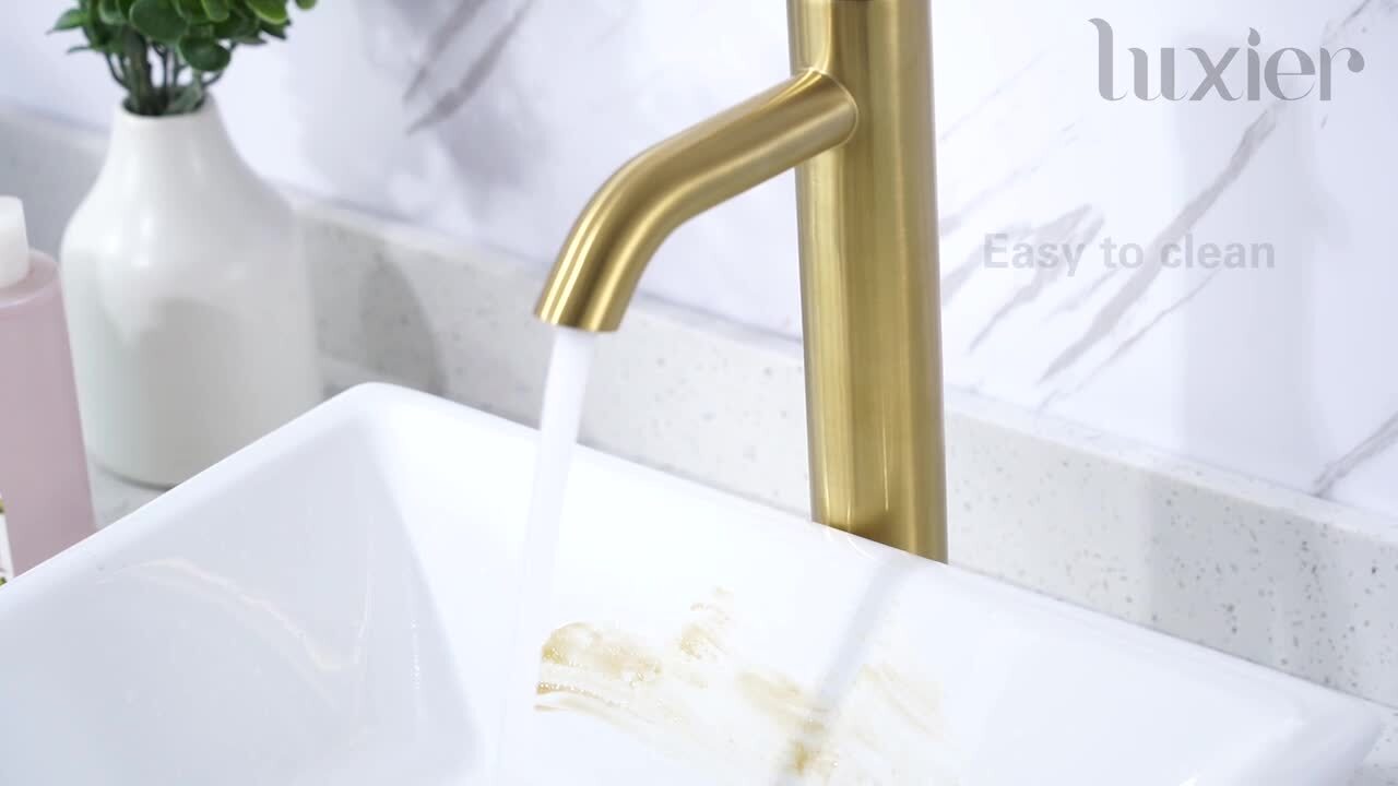 LUXIER Flat Square Bathroom Ceramic Vessel Sink Art Basin in White LUXIER Flat Square Bathroom Ceramic Vessel Sink Art Basin in White