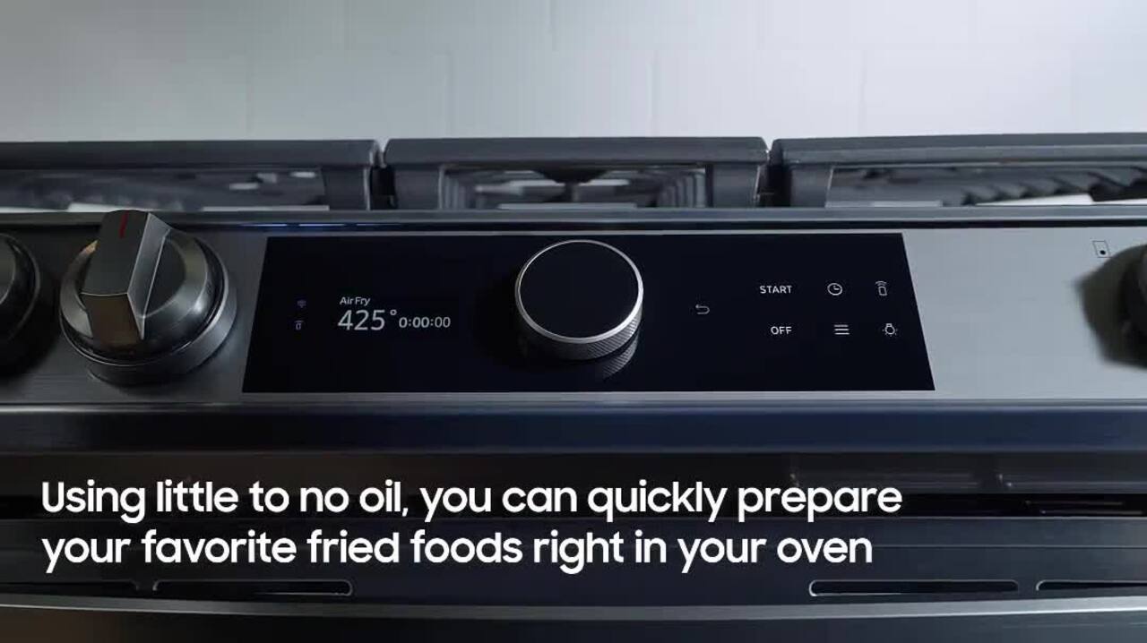 Samsung 6.3 Cu. ft. Smart Bespoke Slide-in Electric Range