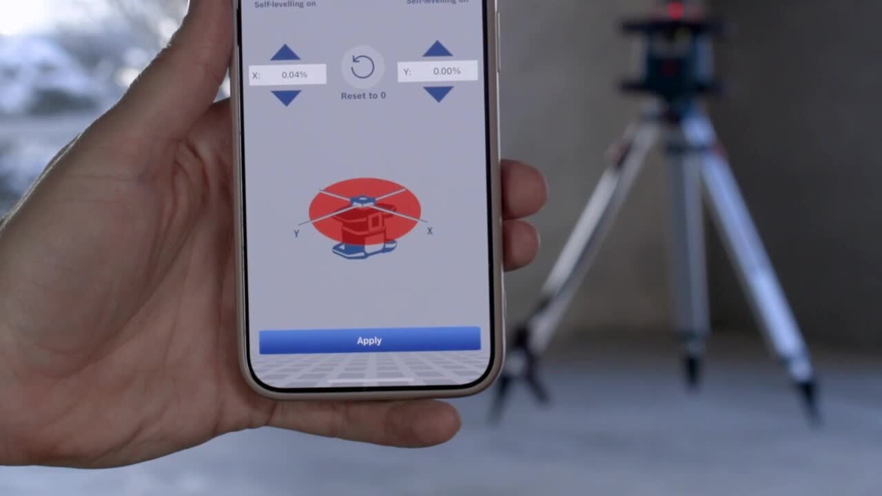 Bosch REVOLVE 4,000 ft. Connected Dual Power Battery Self-Leveling Horizontal/Vertical Rotary Laser Level Kit