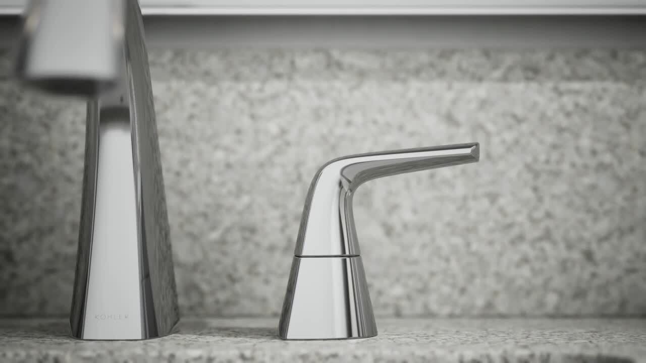 KOHLER Elmbrook 8 in. Widespread 2-Handle Bathroom Faucet in