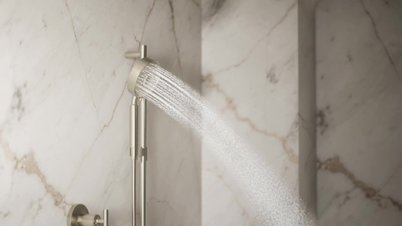 KOHLER Purist 3-Spray Patterns Wall Mount 2.5 GPM Handheld Shower