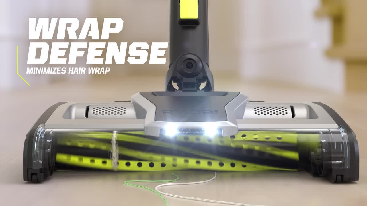 RYOBI - ONE+ HP 18V Cordless Advanced WHISPER Series Stick Vacuum Kit with 4.0 Ah Battery and Charger
