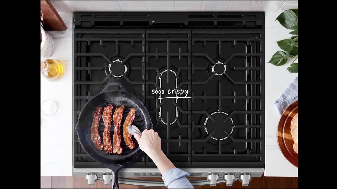 Frigidaire Gallery 30 in. 6 cu. ft. 5 Burner Slide-In Gas