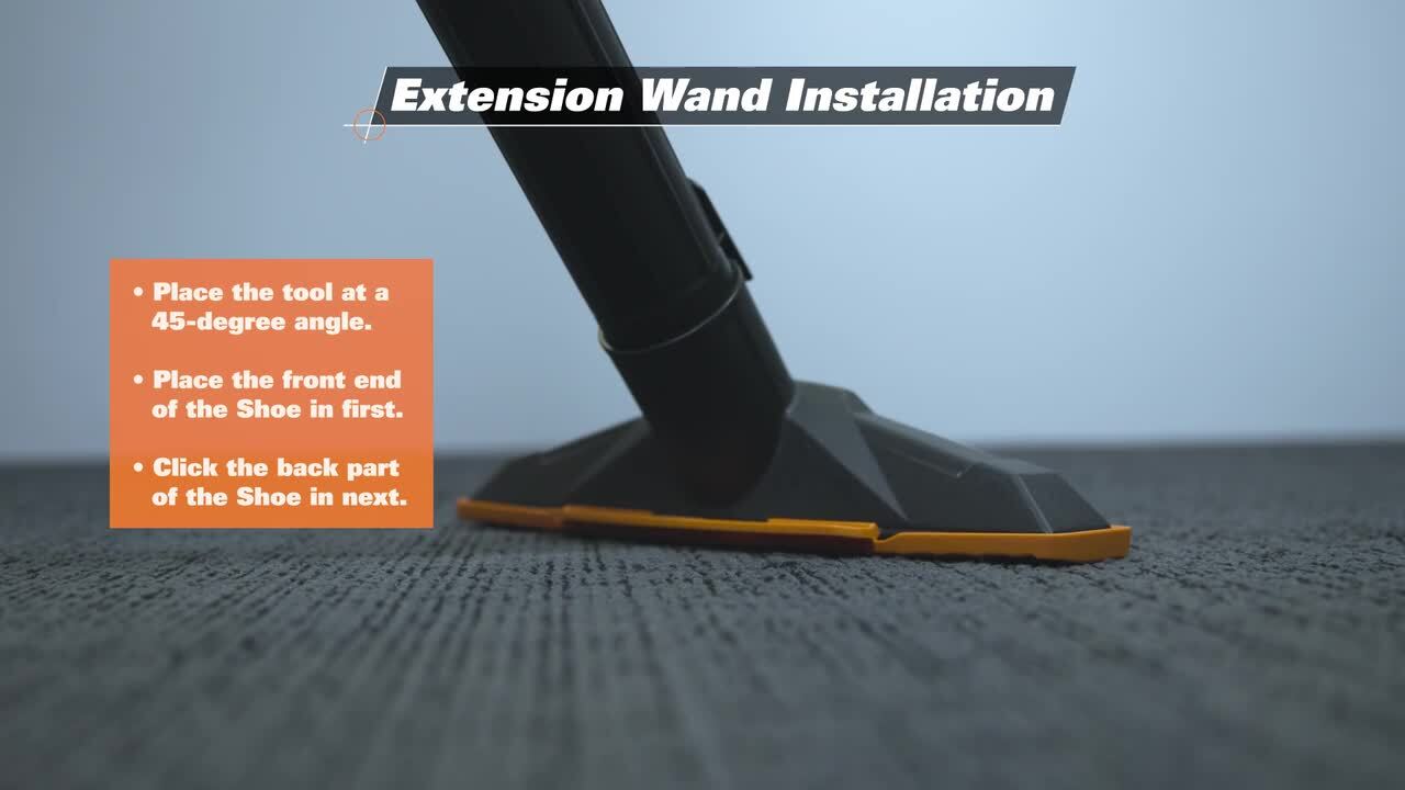 RIDGID - 2-1/2 in. NXT Max Locking Floor Tool Shop Vacuum Attachment with Soft and Hard Bristles for RIDGID NXT Wet Dry Vacs