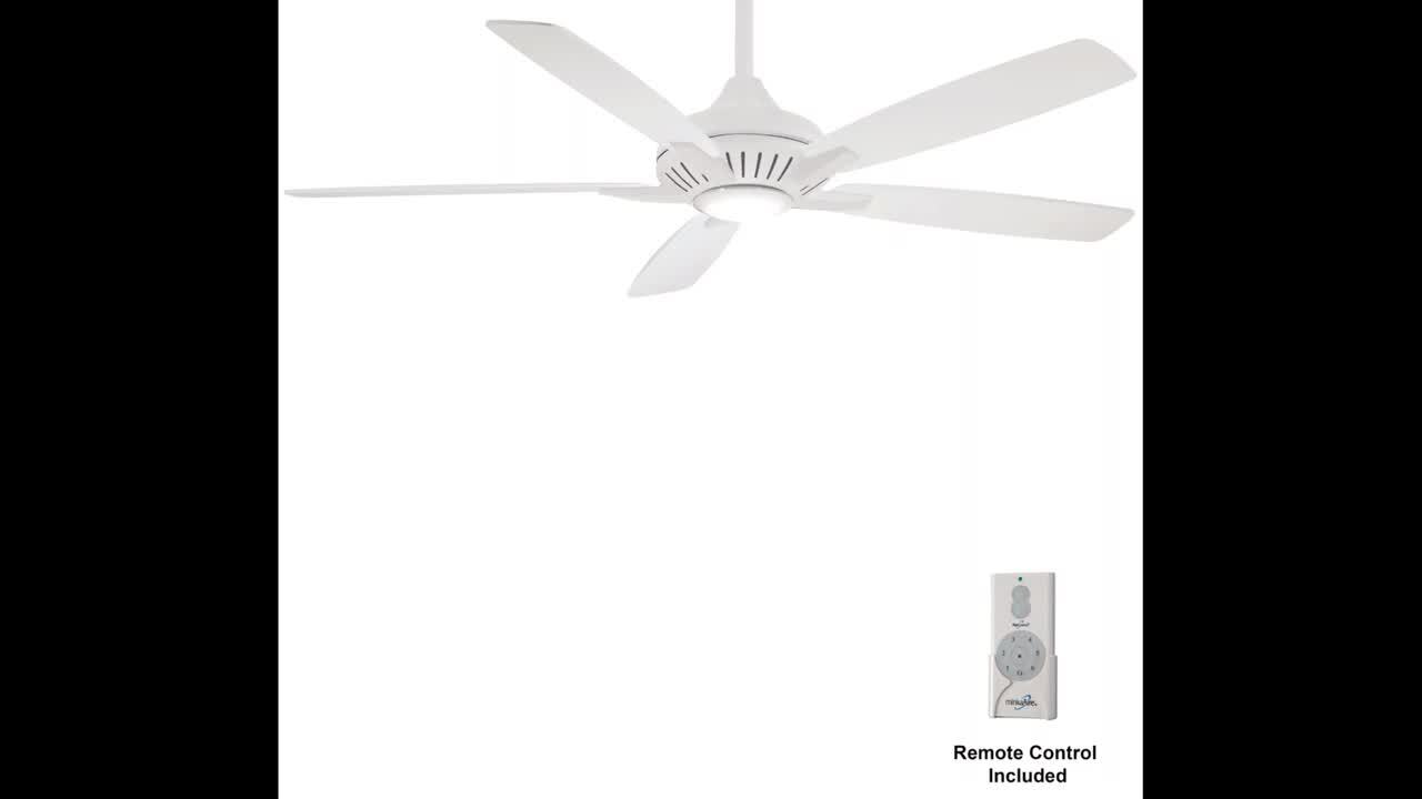 MINKA-AIRE Dyno XL 60 in. Integrated LED Indoor Oil Rubbed Bronze
