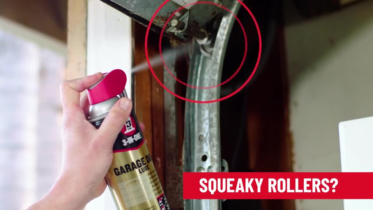 3-In-One 11 oz. Garage Door Lube with Smart Straw Spray (2-Pack)