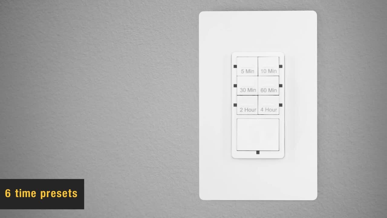 Defiant 15 Amp In-Wall 3-Way Daylight Adjusting Digital Timer Switch with  Screw Terminals, White 32648 - The Home Depot
