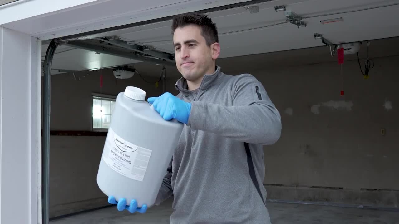 ARMORPOXY 1.5 gal. Blue Gloss 2-Part 300 sq.ft. Epoxy Kit