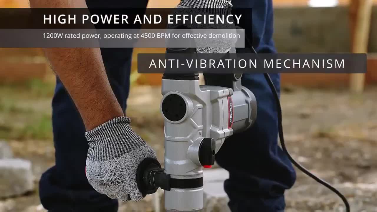 XtremepowerUS 1 in. 600 RPM 15J SDS Electric Rotary Demolition