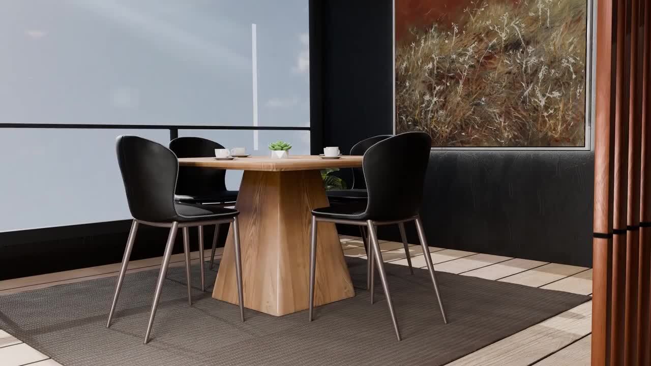 HL WOOD TABLE JERRY'S ORIGINAL ウォールナット Hardwood & Twisted Juniper Dining table