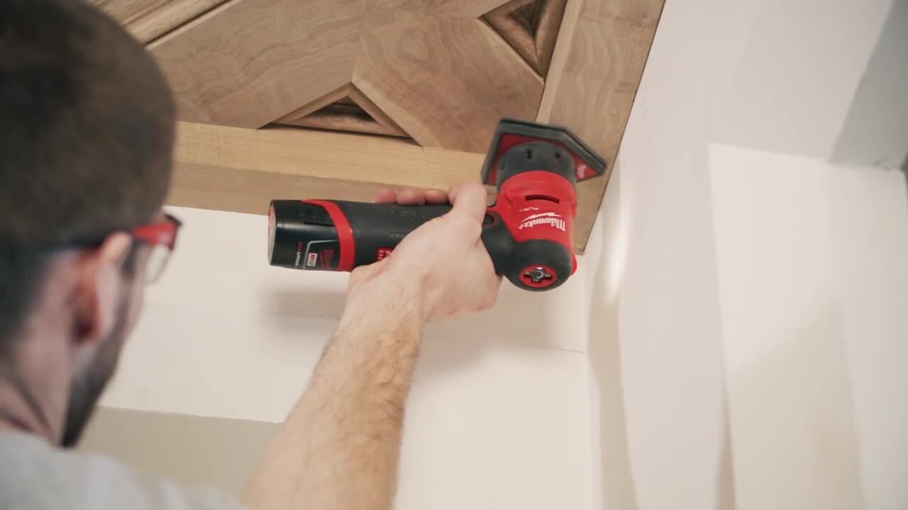 Milwaukee 12v deals orbital sander