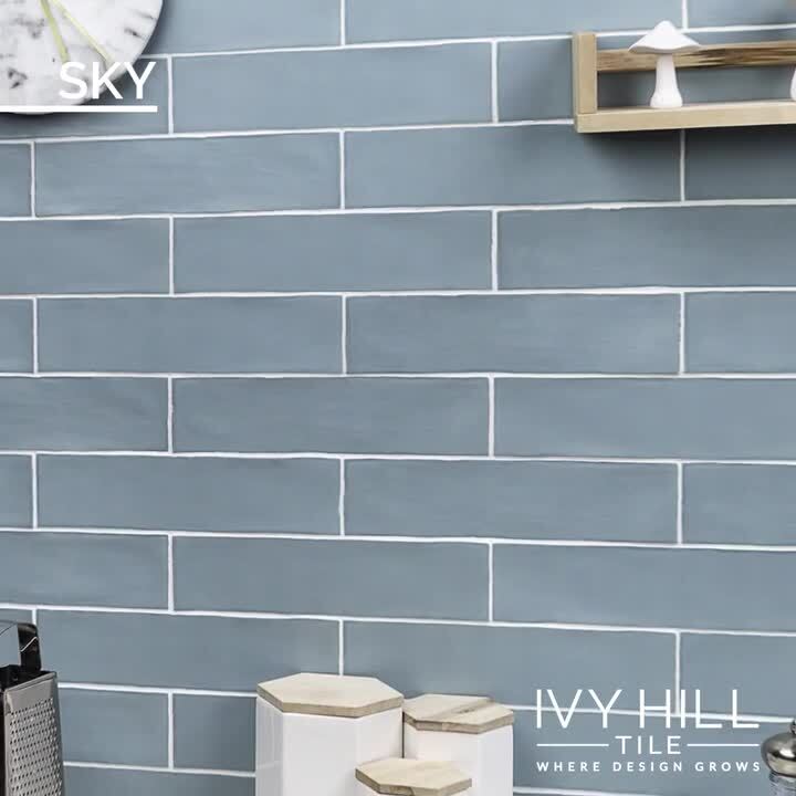 Ivy Hill Tile Kingston White 3 in. x 8 in. Glazed Ceramic Wall