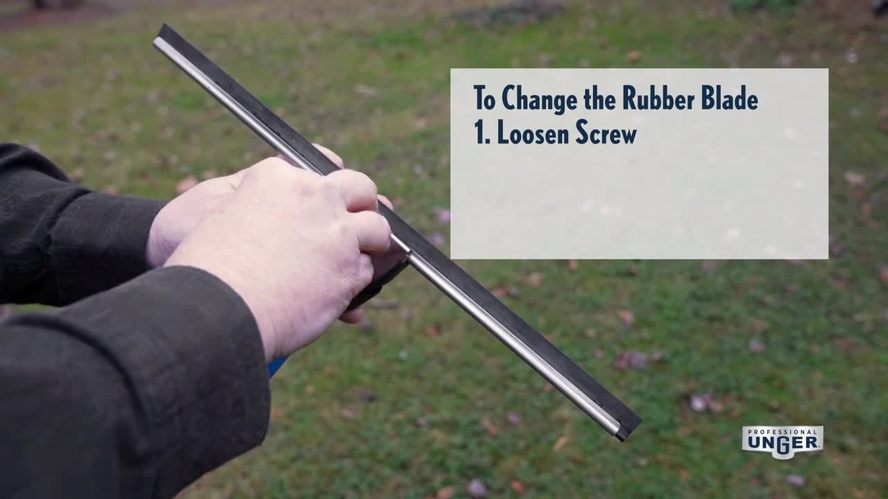 Unger 18 in. EZ Change Squeegee with 12 in. Interchangeable Blade