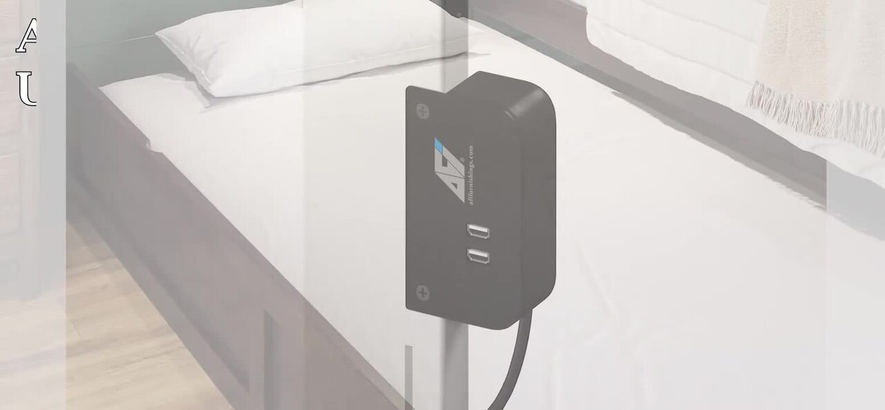 AFI Oxford 40 1/4 in. W Espresso Dark Brown Twin XL Size Solid