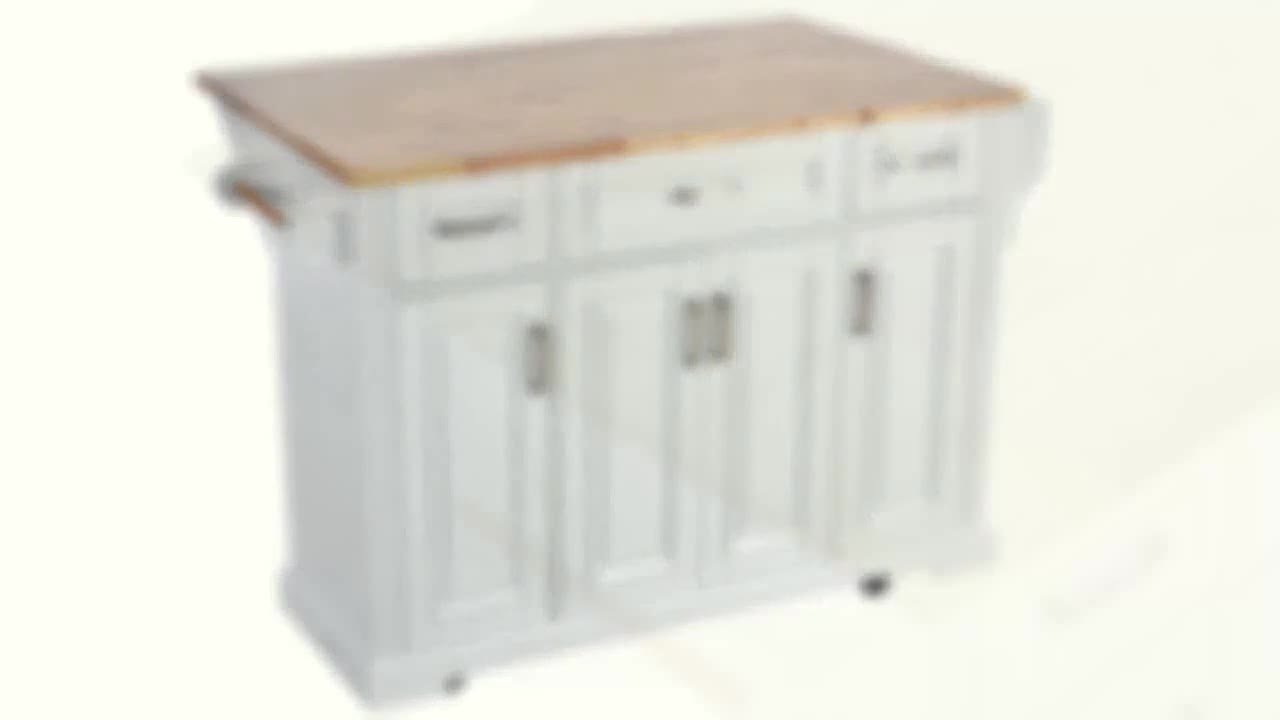 Ximuprmy Grey Steel 40.5 in. Kitchen Island with Hidden Spice