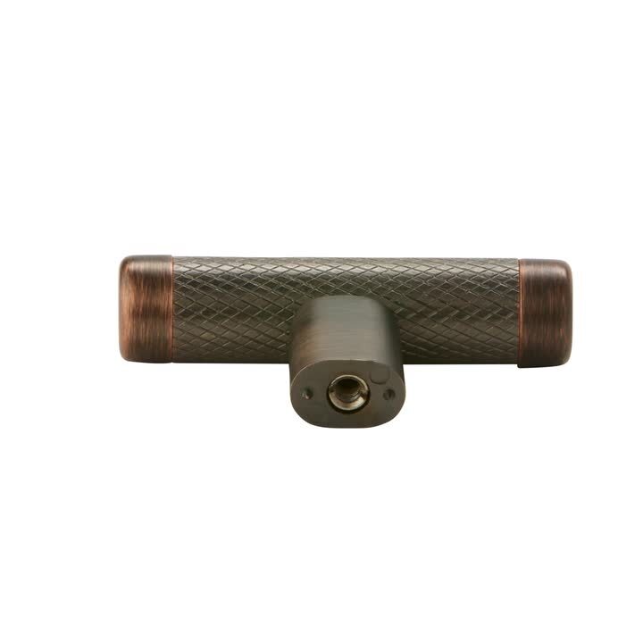 Amerock Bronx 2-5/8 in. (67mm) Modern Oil-Rubbed Bronze Bar