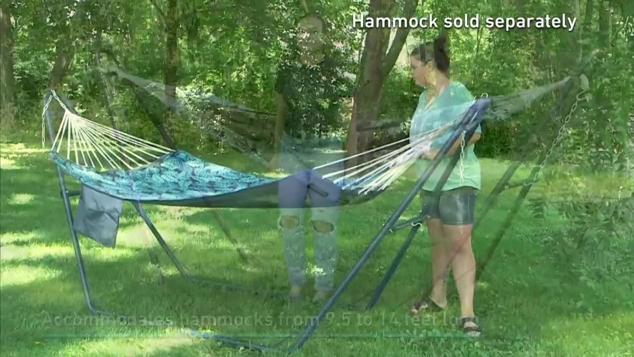 Sunnydaze Universal Multi-Use Heavy-Duty Steel Hammock Stand