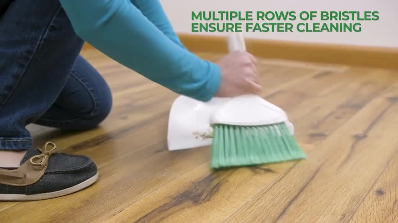 Libman 10 in. Whisk Broom and Dust Pan Set 1031 - The Home Depot