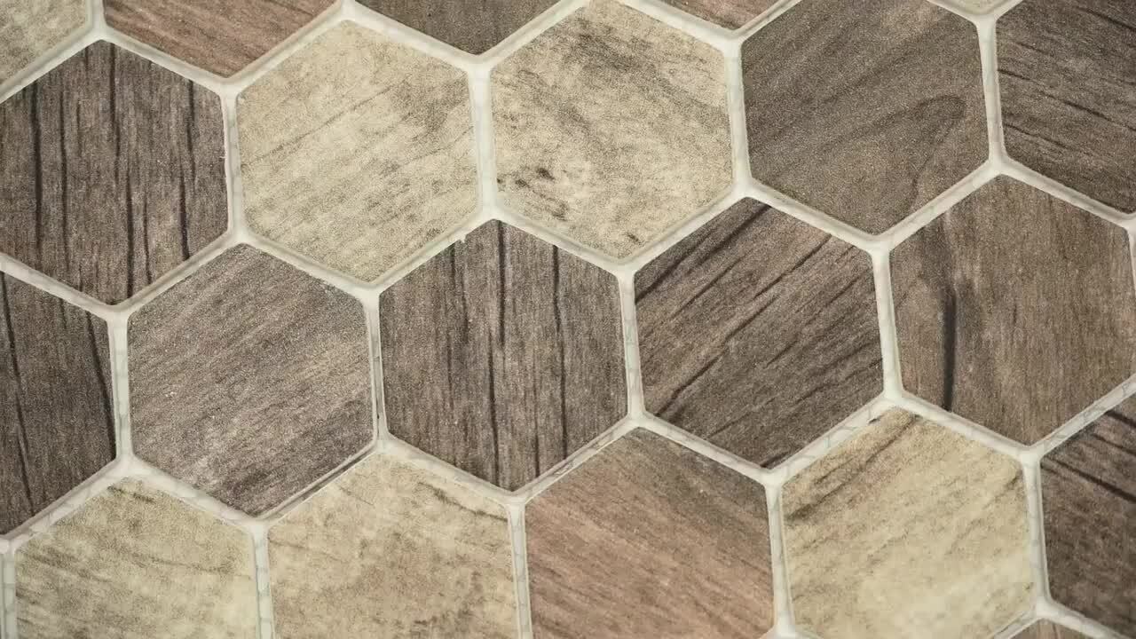 みー様 MSI Driftwood 2 in. Hexagon 12 in. x 12 in. x 0.24 in