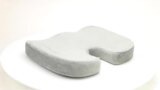 Mind Reader Harmony Collection Orthopedic Seat Cushion Removable Washable  Cover Memory Foam 4 H x 15 12 W x 18 14 L Gray - Office Depot