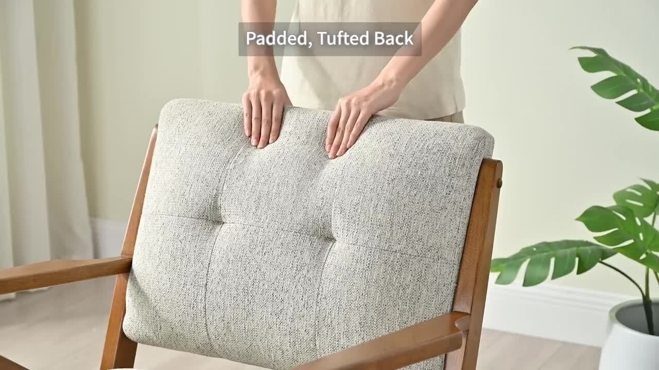 INK+IVY Rocket Seafoam Tufted Lounge Arm Chair IIF18-0058 - The