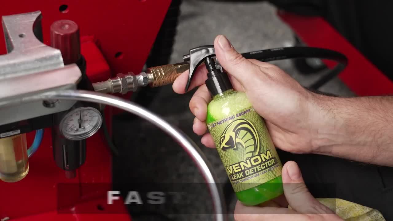 VENOM 8 oz. Leak Detector Spray with Visible Bubble Leak Detection
