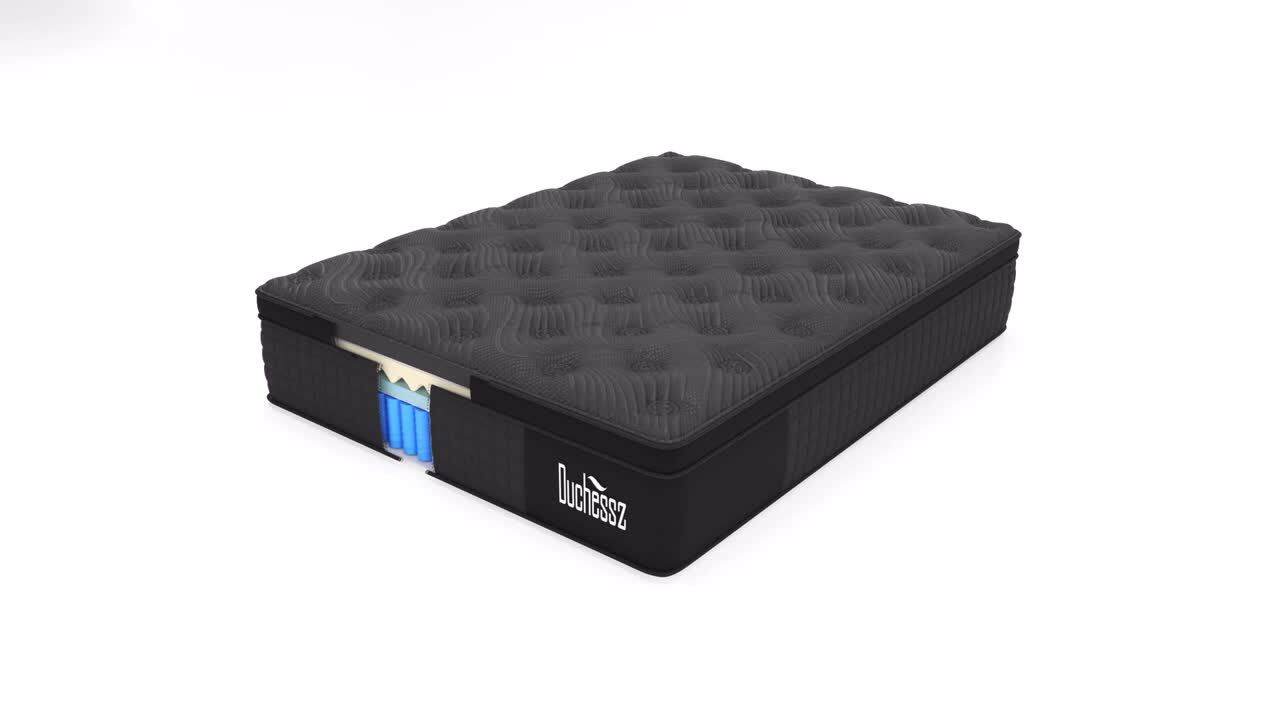 クラシック WELLNESS Z1 Vol.11 Canada Duchessz King Size Medium Firm 10 in. Cool Gel Memory Foam