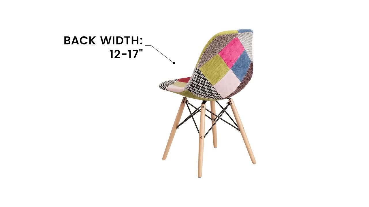Milan Patchwork Side Chair