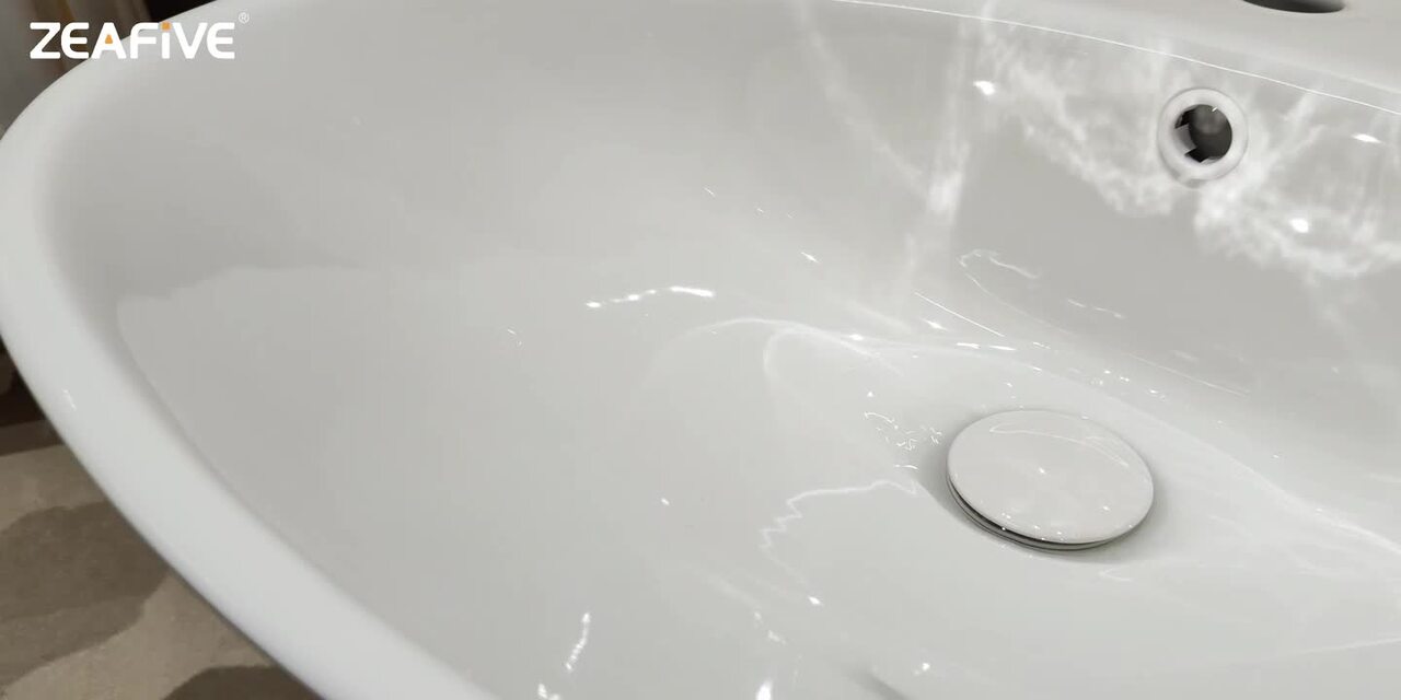 Zeafive 22 in. L x 18.3 in. W x 15.38 in. H Wall-Mounted Bathroom