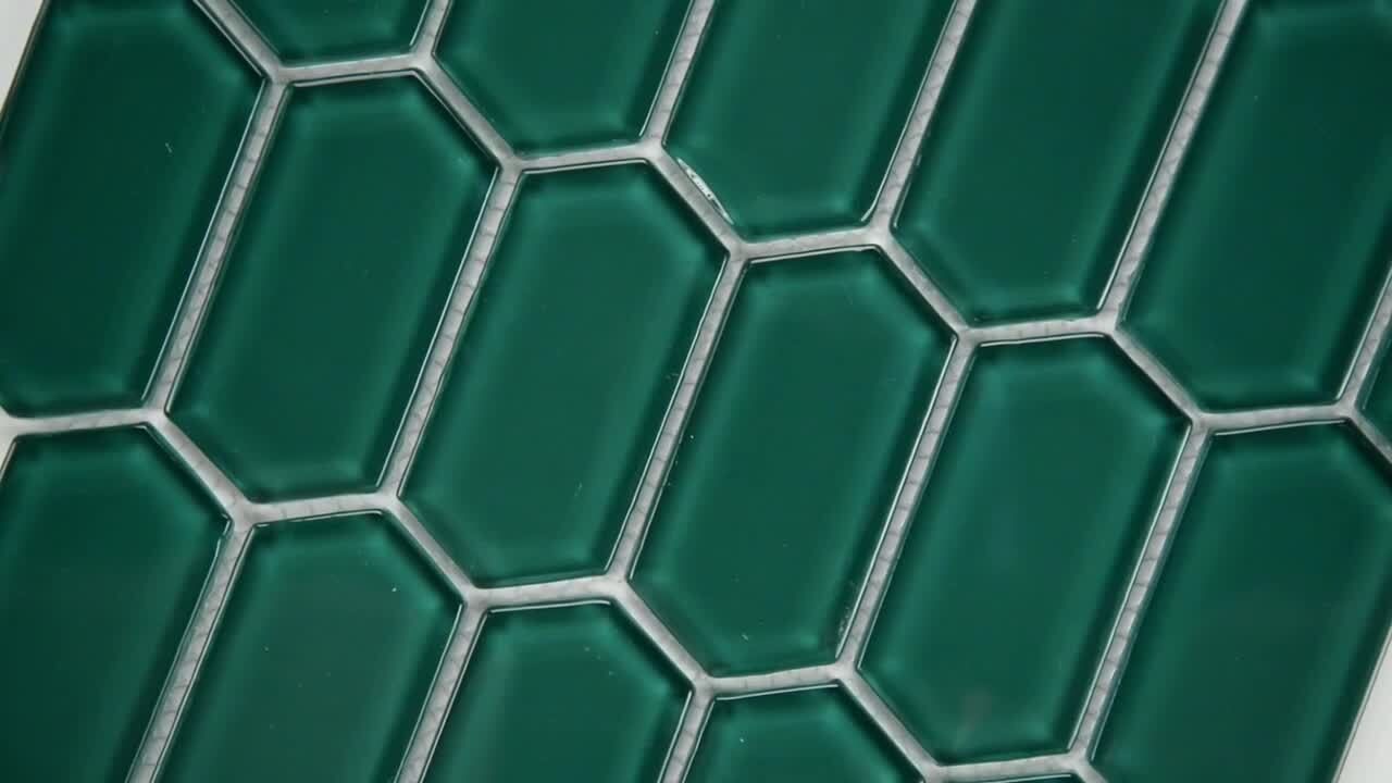 MSI Laurel Picket Textured 12 in. x 10 in. x 8mm Glass Mesh