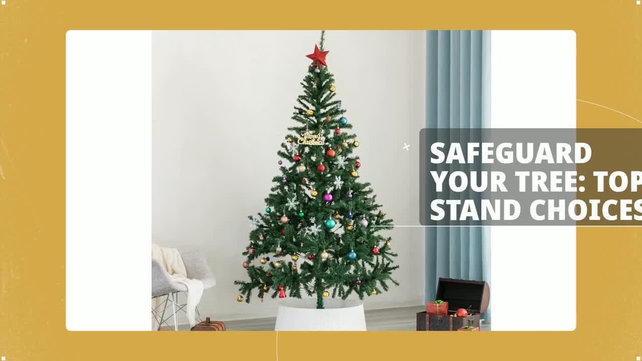 Amazon.com: Atiming White Plush Christmas Tree Skirt 48